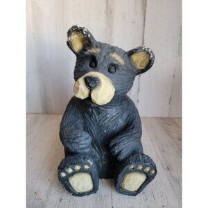 Youngs vintage black bear cub home decor woods Xmas‎ unique